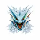 Dragon 3 heads tattoo design idea