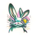 playboy bunny  tattoo design idea