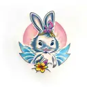 playboy bunny  tattoo design idea
