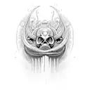 worm tattoo design idea