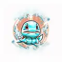 squirtle tattoo design idea