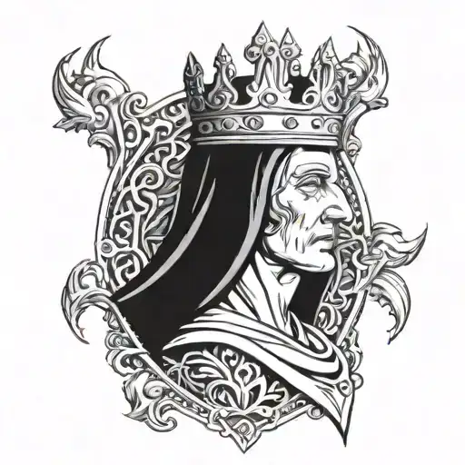 King Baldwin IV tattoo design idea