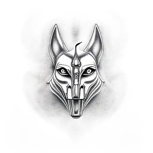 Anubis tattoo design idea