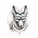 Anubis tattoo design idea