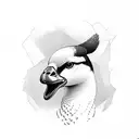 Goose tattoo design idea