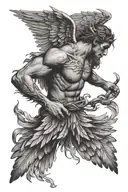 Icarus tattoo design idea