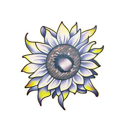 sunflower tattoo design idea