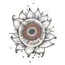 sunflower tattoo design idea