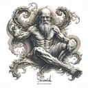 create a soul leaving behind the body to attain eternal peace  tattoo design idea