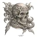 create a soul leaving behind the body to attain eternal peace  tattoo design idea