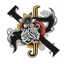 number 18 doubled tattoo design idea