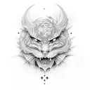 Satoru Gojo tattoo design idea