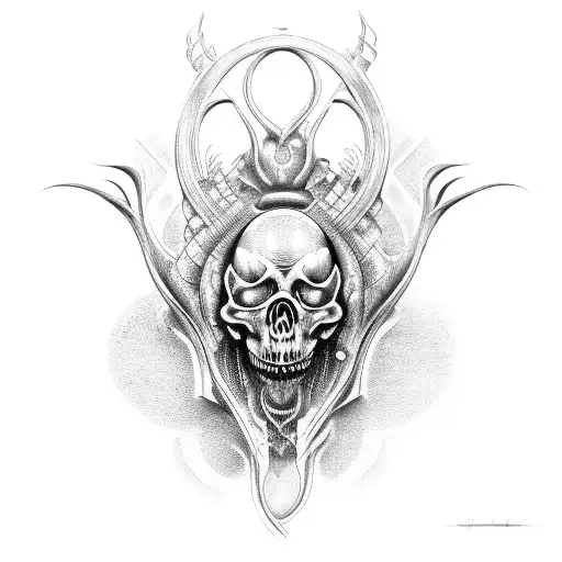 diseño giger tattoo design idea
