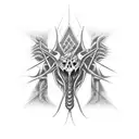 diseño giger tattoo design idea