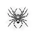 Spider tattoo design idea