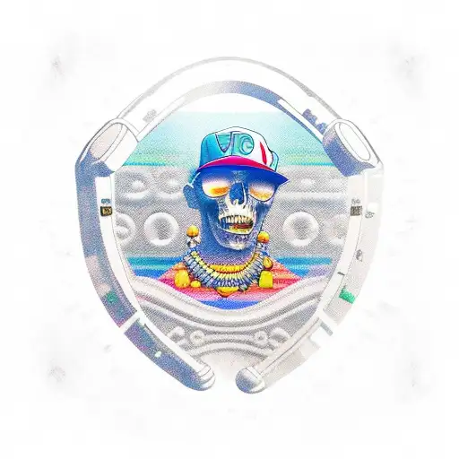 gangsta Chicano new school tattoo design idea