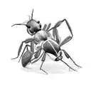 hacker ant  tattoo design idea