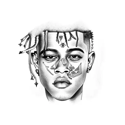 XXXTENTACION - June/18-2018 tattoo design idea