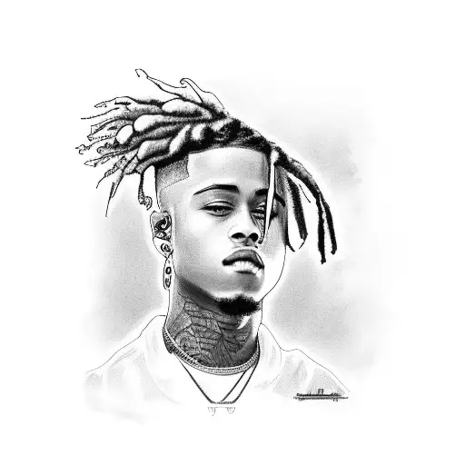 XXXTENTACION - June/18-2018 tattoo design idea