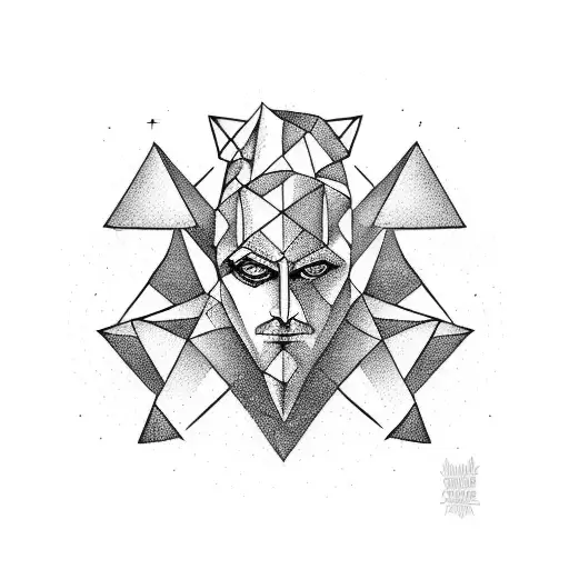 Mythologie grecque sans visage  tattoo design idea