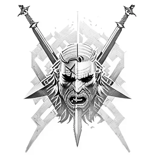witcher 3  tattoo design idea