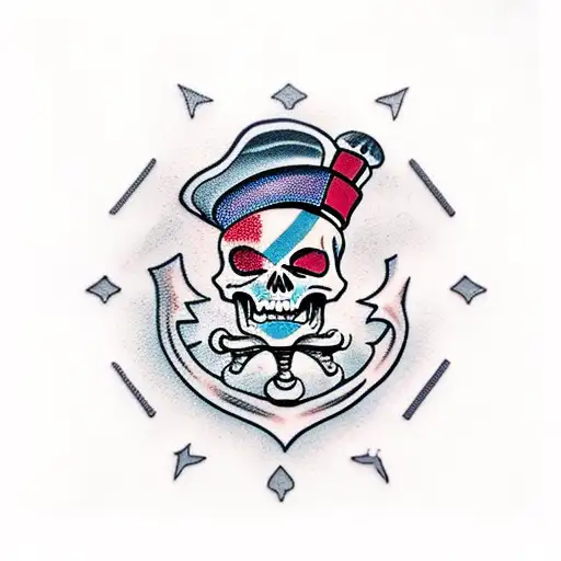 skeleton skateboarding a gravestone tattoo design idea