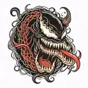 Venom tattoo design idea