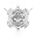 Ambigram and electronics tattoo design idea