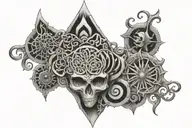 dmt tattoo design idea