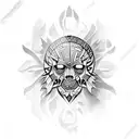 da vinci tattoo design idea