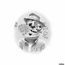 the phrase Cash Rules Everything Around Me, all caps, helvetica bold font,  tattoo design idea