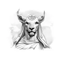 saint lazarus tattoo design idea