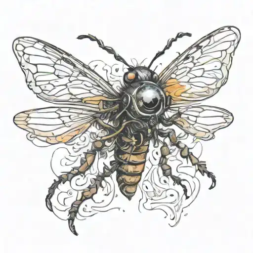 those eyes like fire im a wing insect you're a funeral pyre  tattoo design idea