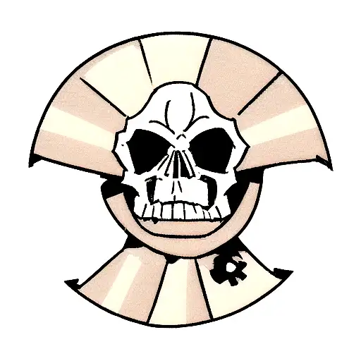 Skull and Crossbones tattoo design idea