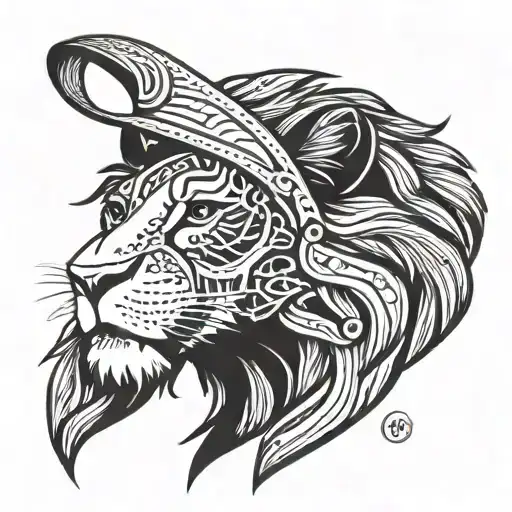 Lion King tattoo design idea