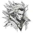 Cyberpunk 2077 tattoo design idea