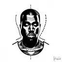 Kanye west yeezus tattoo design idea