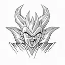 vegeta samurai tattoo design idea