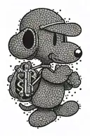 Snoopy tattoo design idea