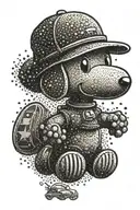 Snoopy tattoo design idea