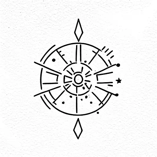 virgo tattoo design idea