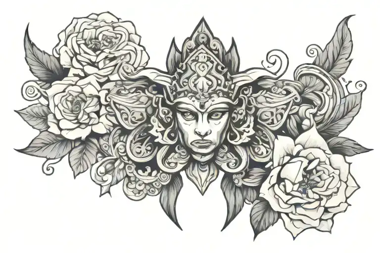 I am Brahma tattoo design idea