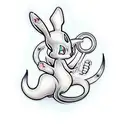 mewtwo tattoo design idea