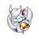 mewtwo tattoo design idea