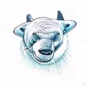 polar bear killer whale  tattoo design idea