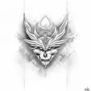 saint Michael neck tattoo tattoo design idea