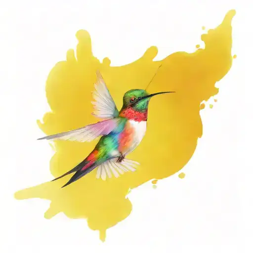 3 anna's hummingbirds   tattoo design idea