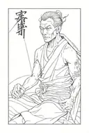 satoru gojo without blindfold tattoo design idea