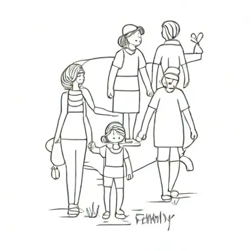 family over everything tattoo design idea