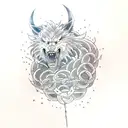 Fenrir in chains tattoo design idea